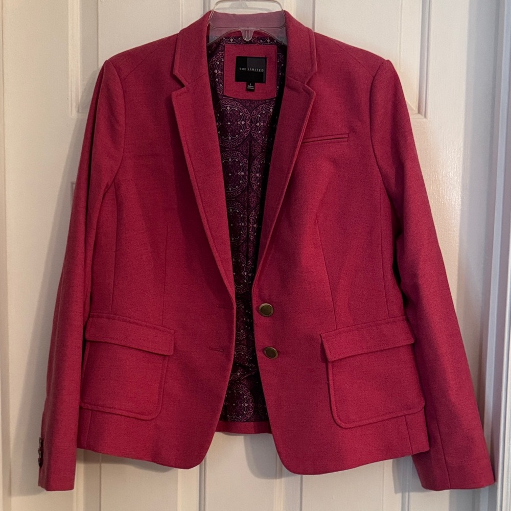 Limited Pink Blazer with Gold Buttons